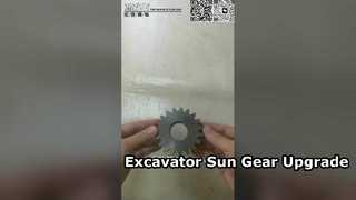 YN32W01007P1 High Precision SK200-5 Excavator Swing 1 Stage Sun Gear for Heavy-Duty Excavator Machin