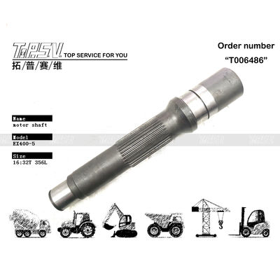 EX400-5 Excavator Travel Hydraulic Motor Shaft 0352203 With Heat Treatment