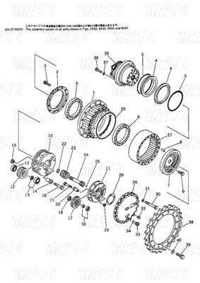 Bolt On Hydraulic Swing Motor / Travel Motor Drive for Excavator OEMs
