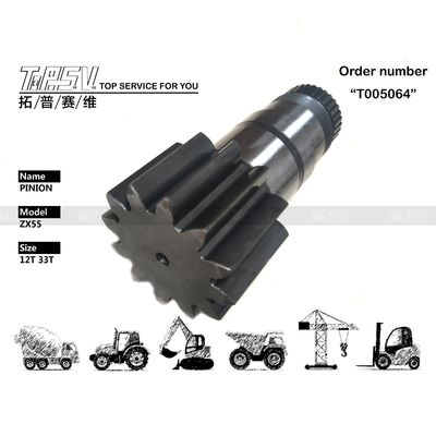High Precision Other ZX55 Excavator Swing Pinion Reducer Parts with Heat Treatment and Steel Material