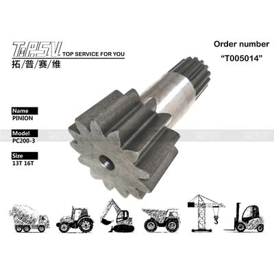Compatibility Compatible With 205-26-71393 PC200-3 Excavator Swing Pinion Brands And Models Excavator Travel Motor Parts Used In Excavator Machinery