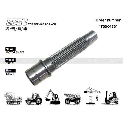 165-5803 Manufactured Other E311C Excavator Travel Motor Shaft Parts for Excavator Transmission System