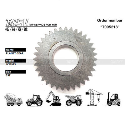 Black Color JCM913 Excavator Travel 1 Stage Planetary Gear With Heat Treatment And Forging Technique