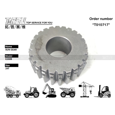 096-0583 Excavator Machinery Used E200B Excavator Travel 2 Stage Sun Gear Box in Color Black