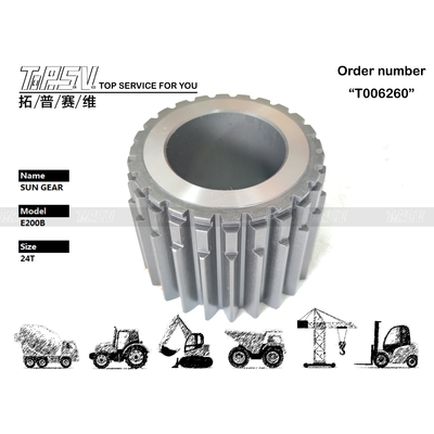 096-3840 Used In Excavator Machinery View Image of E200B Excavator Travel 3 Stage Sun Gear Motor Parts
