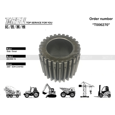 3063959 Availability and Transport Packaging Dealed Bag EX200-5 Excavator Travel 3 Stage Sun Gear for Used In Excavator Machinery