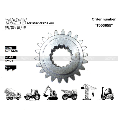 4468030 Depends On Size EX60-5 Excavator Swing 1 Stage Sun Gear for Excavator Functioning and Performance