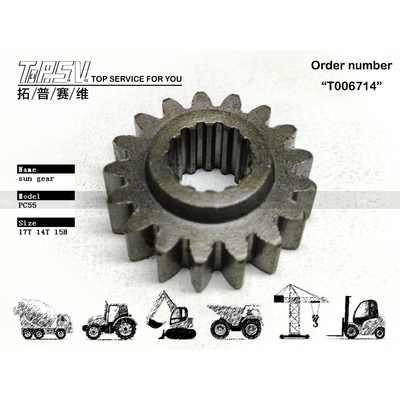 Easy Installation PC55 Excavator Travel Sun Gear Availability Easy To Install Country Of Origin