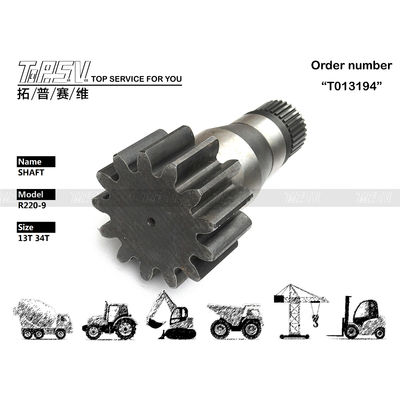 39Q6-12121 R220-9 Excavator Swing Pinion Spare Parts Electronics Parts Depend On Packing Type Dealed Bag for Transport Packaging