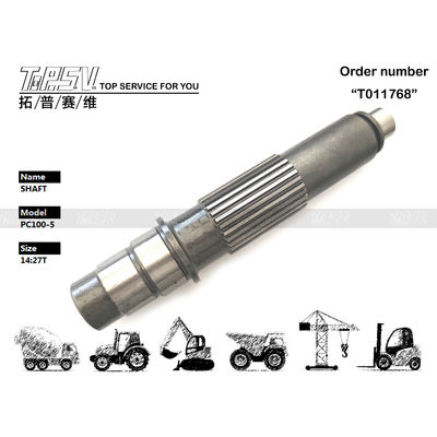 High Precision PC100-5 Excavator Travel Motor Shaft for Excavator in Black from Hydraulic Motor Drive