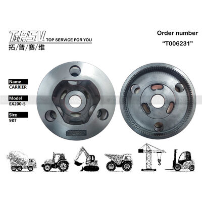 1019147 Dealed Bag Transport Packaging EX200-5 Excavator Travel 3 Stage Carrier powered by Hydraulic Motor Drive optimized for in excavation machinery