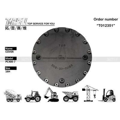 208-27-71183 Packing Size Depend On Packing Type PC400-7 Excavator Travel Drive Cover Precision Engineered Component Enhancing Excavator Performance