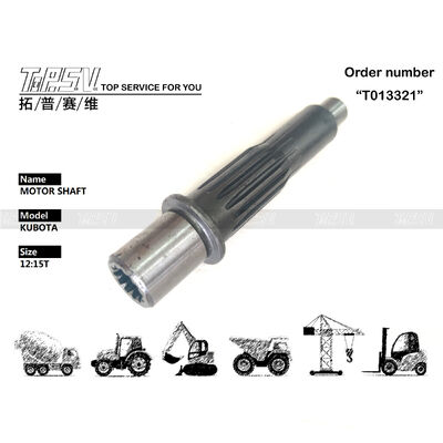 DEAWOO Excavator Travel Motor Shaft Parts For Travel Drive Excavator Spare Parts