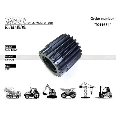 418-7161 E349D2 Excavator Swing 2 Stage Sun Gear Parts For Swing Drive Excavator Spare Parts