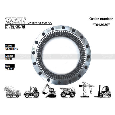 quality  E320E Excavator Travel Steel Gear Ring 267-6783 Gear Meshing Installation factory