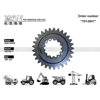 HD700-7 Excavator Swing 1 Stage Sun Gear Pinion For Swing Drive Excavator Spare Parts
