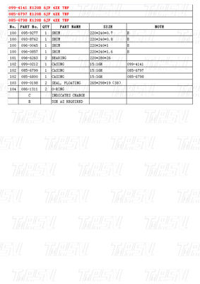 E120B Catalog 099-4141 Heavy Duty Steel Excavator Final Drive Motor