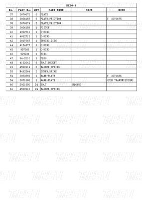 EX60-1 9069295 Customizable Excavator Final Drive Reducer Catalog