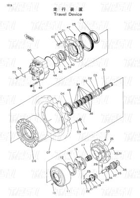 EX60-1 9069295 Customizable Excavator Final Drive Reducer Catalog