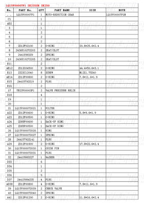 SK235 Hydraulic Travel Motors Drive for Excavators Kobelco Catalog LQ15V00007F1