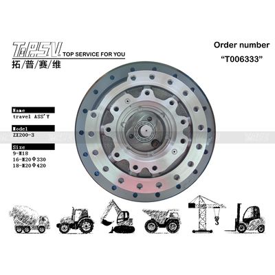 Energy Mining Excavator Travel Reducer With ZX200-3 Custom Colors 9233692