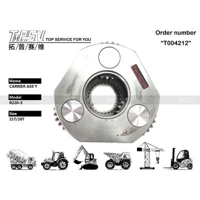 Heavy Duty R215-7 Excavator Planet Gear Carrier Planetary Reducer Type