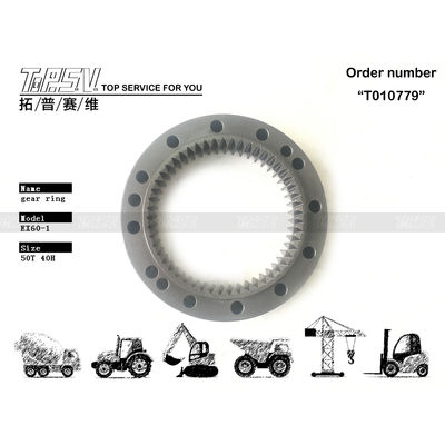 EX60-1 Excavator Swing Internal Ring Gear Steel 2024937 for Machinery Repair