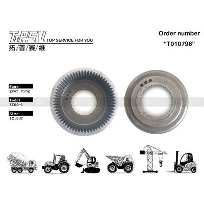 EX60-1 Excavator Travel Spur Ring Gear 2023132 With Easy Gear Meshing
