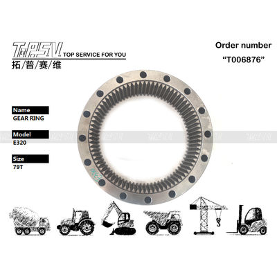 E320 Inner Ring Gear Wear Resistance For 79T 7Y-1631 Excavator Transmission System