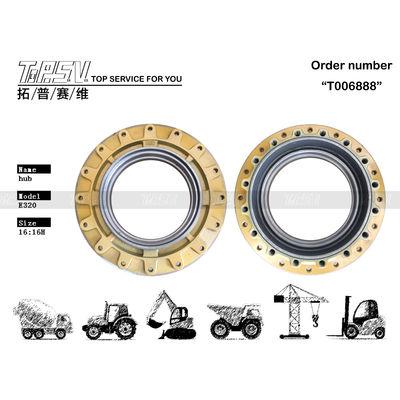 Wear Resistance E320 Excavator Final Drive Hub 114-1486 Bolt Installation