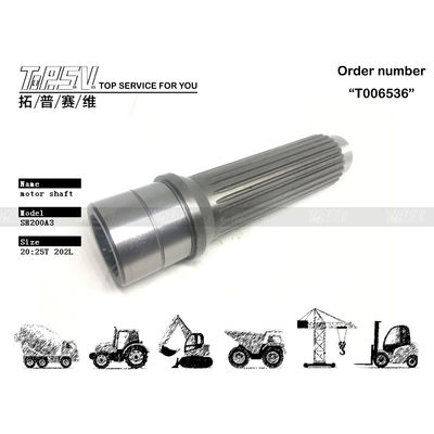 Sturdy Steel SK250-6 Excavator Hydraulic Motor Shaft / Excavator Hydraulic Oil LQ15V00007S042