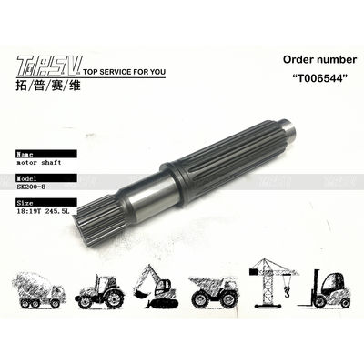 Wear Resistant SK210-8 Excavator Travel Hydraulic Motor Shaft for Excavator YN15V00037S102