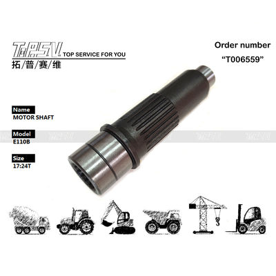 107-6556 Travel Hydraulic Motor Shafts for Excavators E315 Heat Treatment