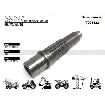 0629801 ZX60 Excavator Final Drive Shaft for Excavator Transmission System
