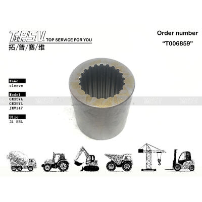 Black GM35VL Excavator Spline Hydraulic Pump Couplings XKAH-00022