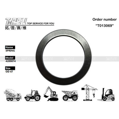 HPK055 4289874 Excavator Hydraulic Pump Parts Disk Spring OD47.5 Black