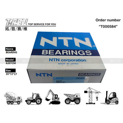 BB6207 6207CM Excavator Deep Groove Ball Bearing For Machinery Repair