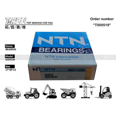 0397915 6203CM Maintenance Free Excavator Deep Groove Bearing For Hydraulic Motor Drive