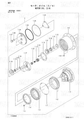 OEM Steel Excavator Travel Drives for Mining and Energy Machinery 0922101 ZX60