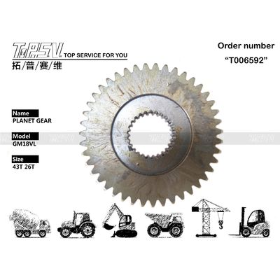 Robust Black Excavator Drive Motor Box For Smoother Transmission PC120-6 Travel Planet Gear