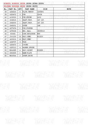 Excavator Black ZX330 ZX350 ZX360 ZX370 Travel Motor Drive Catalog Hydraulic Drive Unit 9190221 9190222 9212584 9232360