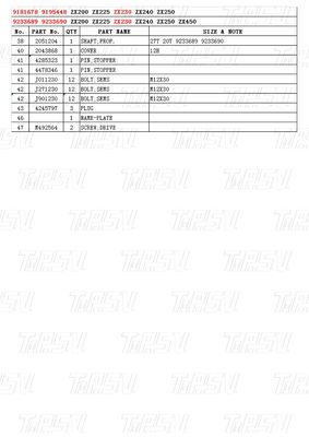 Custom Colors Excavator Travel Drive Catalog Motors