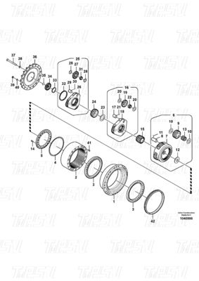 Hydraulic Swing Motor Travel Motor Drive VOE14667677 EC300D Excavator Final Drive Catalog Parts for Performance