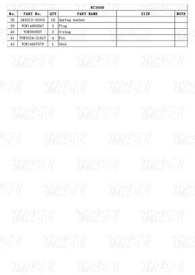 Hydraulic Swing Motor Travel Motor Drive VOE14667677 EC300D Excavator Final Drive Catalog Parts for Performance