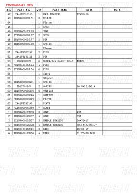 Varies Depending On Model PY53D00004F1 SK55 Excavator Travel Drive Catalog