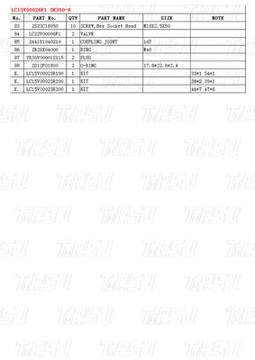 Black Color LC15V00026F1 SK350-8 Excavator Final Drive Catalog Parts for Performance