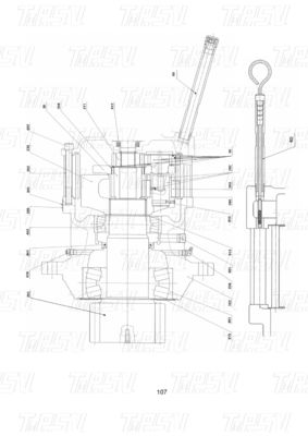 Bolt-on Varies Depending On Model 11C0164 CLG225C Excavator Swing Drive Catalog