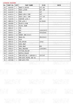 Bolt-on Varies Depending On Model 11C0164 CLG225C Excavator Swing Drive Catalog