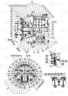 Wooden Box 11C0264 CLG225C Excavator Swing Drive Catalog Gear Box Transport Packaging Varies Depending On Model