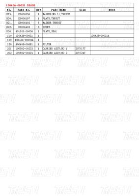 130426-00031 DX60R Excavator Swing Drive Catalog Black Factory Color Hydraulic Swing Motor Motor Drive